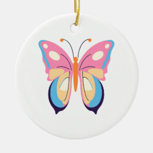 Butterfly Ceramic Ornament