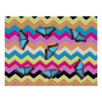 Butterfly Chevrons Pattern Office Peace Destiny