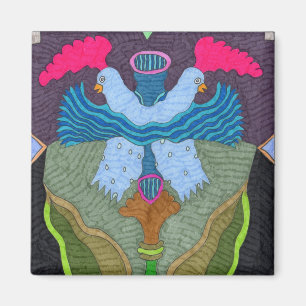 Butterfly--Chickens of the Sea Magnet