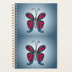 Butterfly Classic Round Sticker Ceramic Ornament Planner