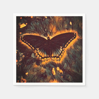Butterfly Cocktail Napkin