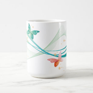 butterfly coffee mug