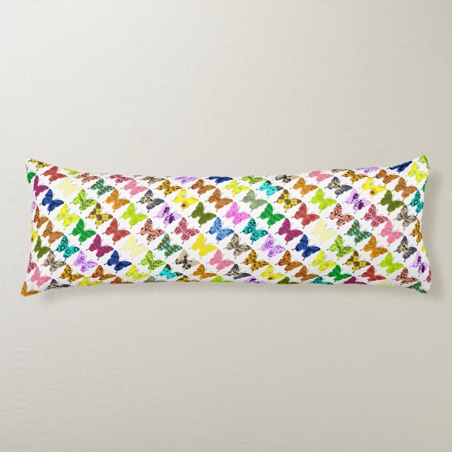 Butterfly Collage Body Pillow (Front)