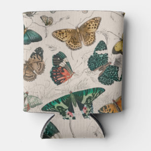 Butterfly Collection Antique Butterflies Can Cooler