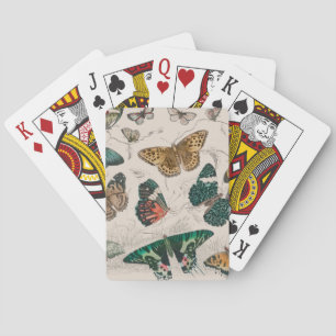 Butterfly Collection Antique Butterflies Playing Cards