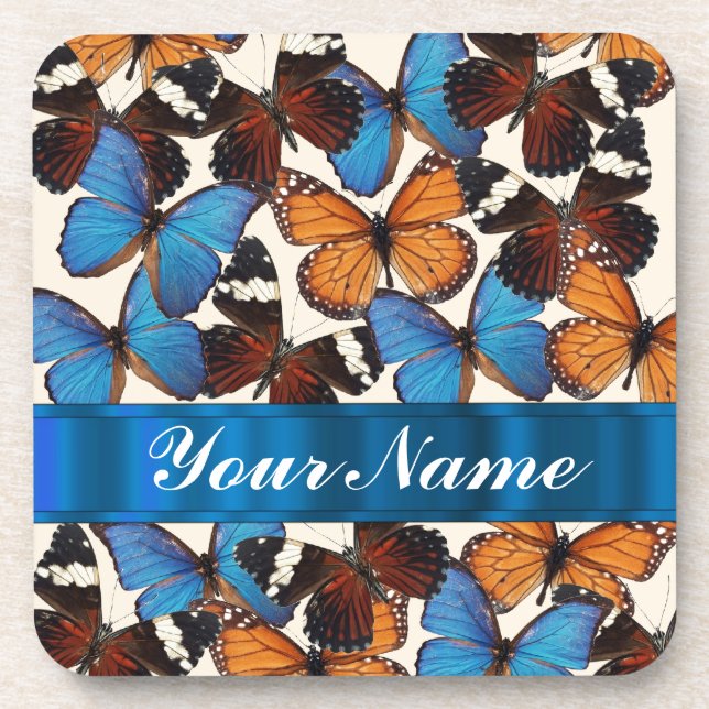 Butterfly collection coaster (Front)