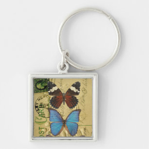 Butterfly collection keychain