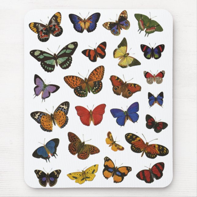 Butterfly Collection Mouse Pad (Front)