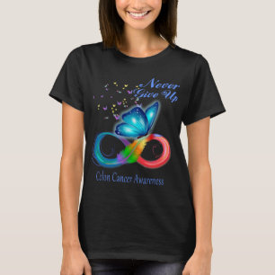 Butterfly Colon Cancer Awareness T-Shirt