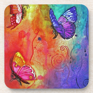 Butterfly Colour Blast Coaster
