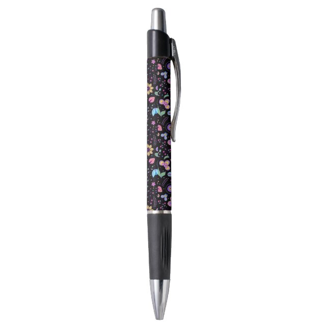 Butterfly Colourful And Flower Cute    Pen (Bottom (Vertical))