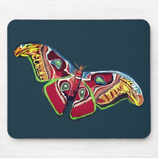 Butterfly Colourful Art Mouse Pad (Front)