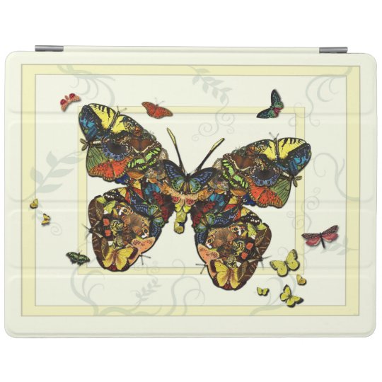 Butterfly Colourful Collage iPad Smartcover iPad Cover