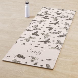 Butterfly colourful Pattern Yoga Mat