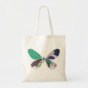 butterfly colours tote bag