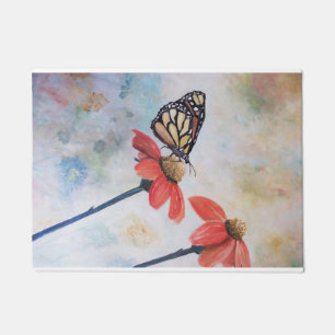 Butterfly Commissioned Painting Doormat