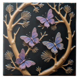 Butterfly Cotillion Tile
