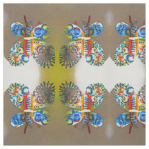 BUTTERFLY cotton twill barkcloth | m3galleryStudio