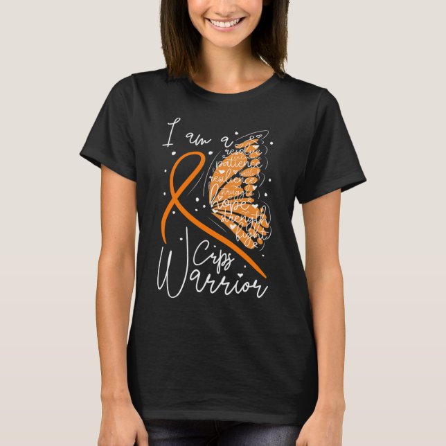 Butterfly CRPS Warrior CRPS Awareness T-Shirt (Front)