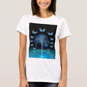 Butterfly Crystal Tree T-Shirt