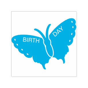 Butterfly Custom Scrapbooking Stamp