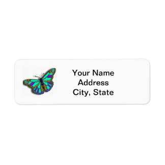 Butterfly Customizable Return Address Label