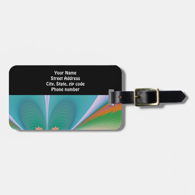 Butterfly - Customized Luggage Tag (Front Horizontal)