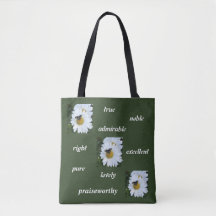 Butterfly Daisy Tote