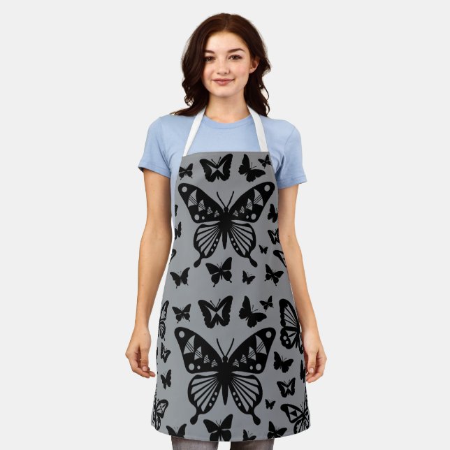 Butterfly Dance in Black Apron (Worn)