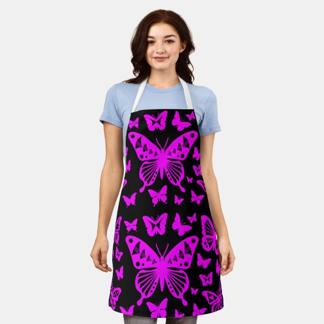 Butterfly Dance in Pink Apron (Worn)