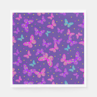 Butterfly dance napkin
