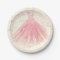 Butterfly Dance Peach Sparkle Dress Bridal Shower