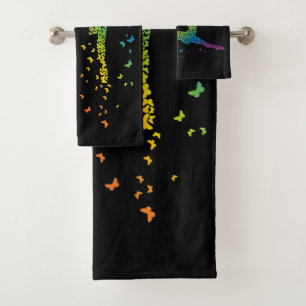 Butterfly Dancer Bath Towel Set