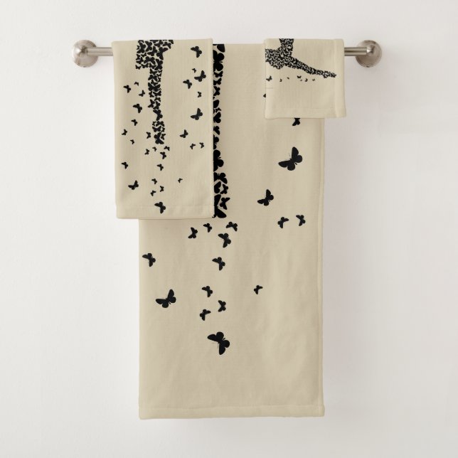 Butterfly Dancer Bath Towel Set (Insitu)