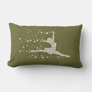 Butterfly Dancer Lumbar Pillow