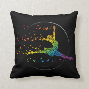 Butterfly Dancer Throw Pillow