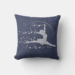 Butterfly Dancer Throw Pillow