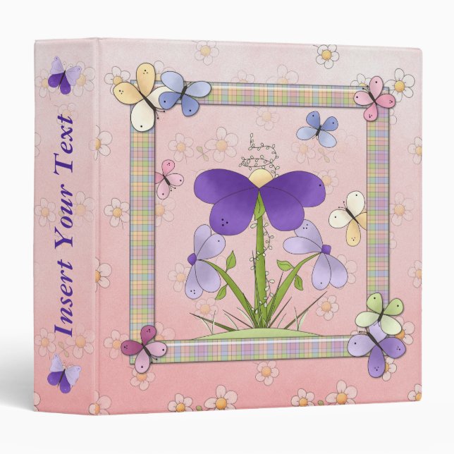 Butterfly Days Avery Binder (Front/Spine)
