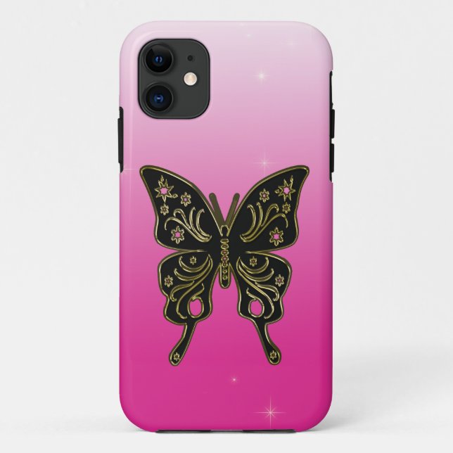 Butterfly Design Case-Mate iPhone Case (Back)