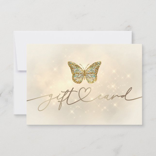 butterfly design  gift certificate (Front)