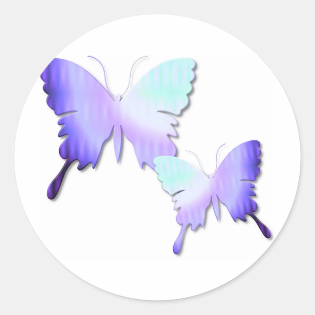 Butterfly Design Stickers (Front)