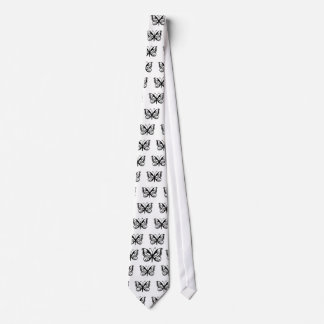 butterfly design tie