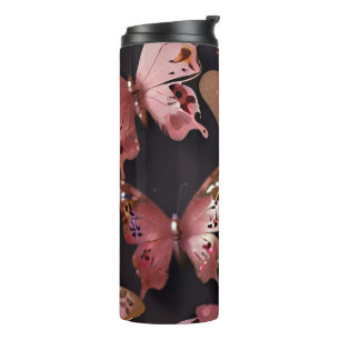 Butterfly designed thermal tumbler