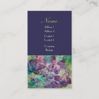 Butterfly Designer Corporate Profile Cards Purple