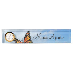 Butterfly Desk Nameplate