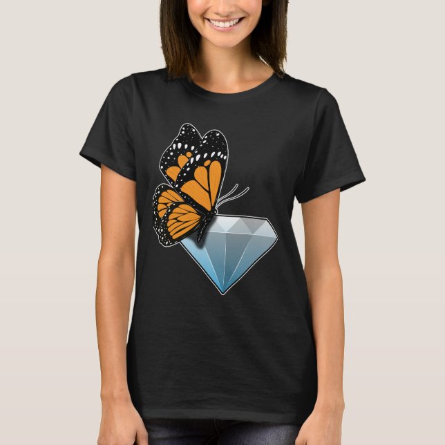 Butterfly Diamond T-Shirt (Front)