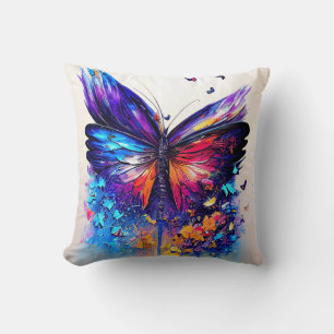 Butterfly Discovery Adventure Nature Planet Earth Throw Pillow