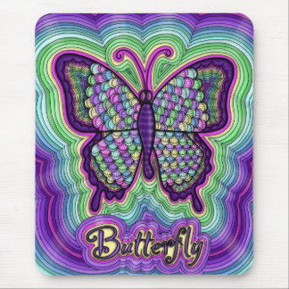Butterfly Doodle Mousepad