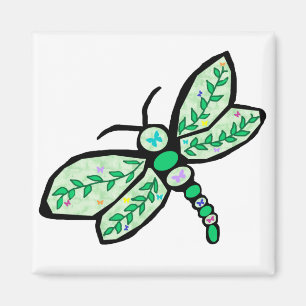 Butterfly Dragonfly magnet