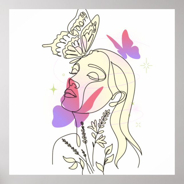 Butterfly Dream – Artistic Wall Poster (Front)